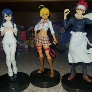 Food wars figure set of 3
